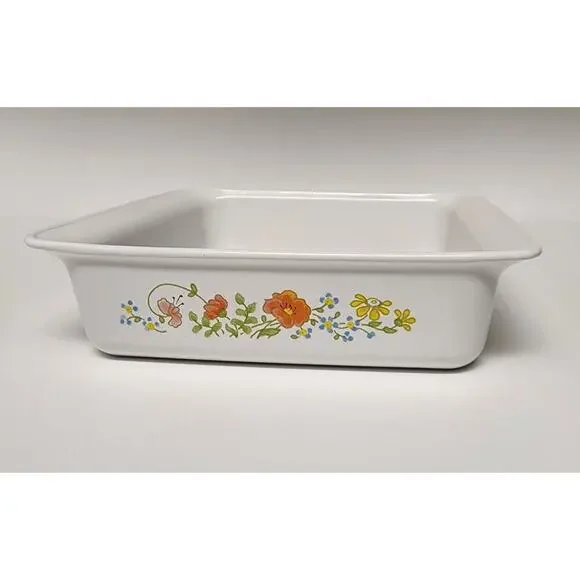Corning Ware Wildflower 2.5 Qt. Casserole Dish Lid/ Anchor Hocking 2Qt Bakeware - Picture 15 of 16